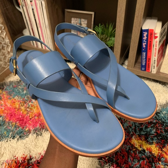 Cole Haan Anica Thong Sandal in Riverside Blue - Picture 1 of 4